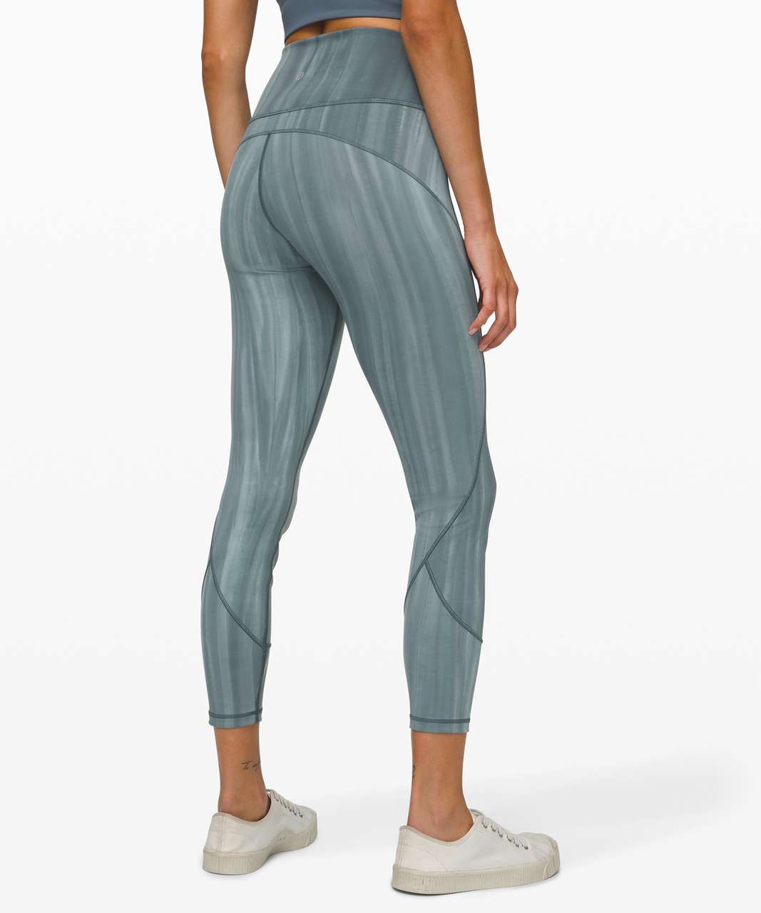 Lululemon In Movement Tight 25” Everlux Linear Spray … - Gem