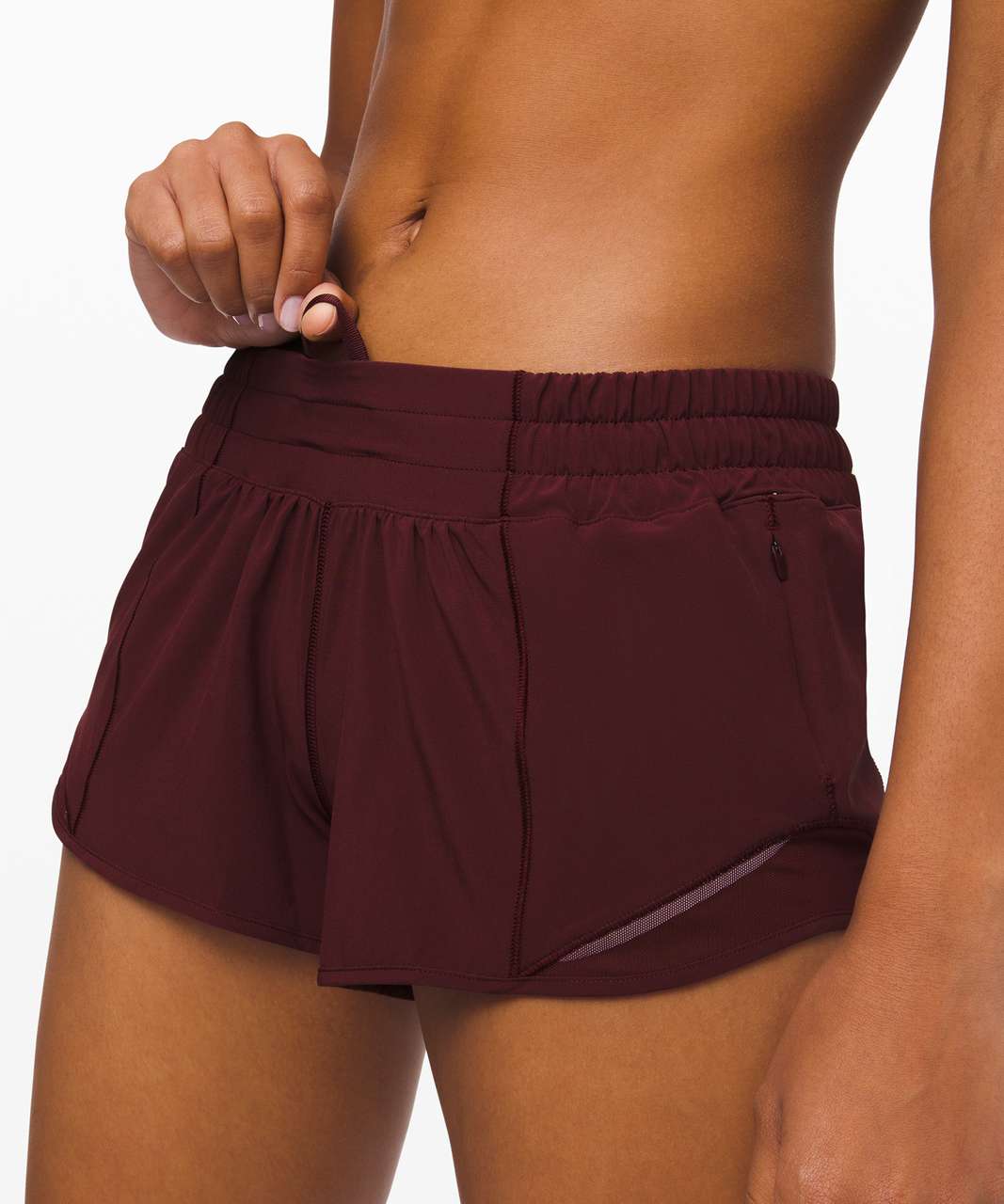 Lululemon Hotty Hot Short II *2.5" - Garnet