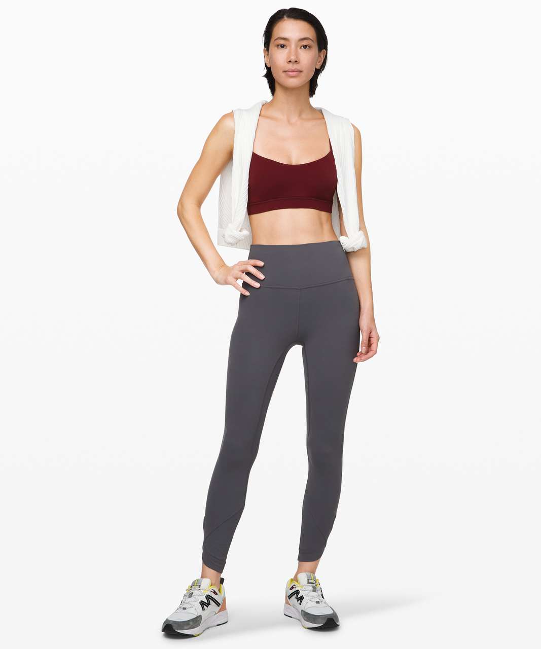 Lululemon Flow Y Bra *Nulu - Garnet - lulu fanatics