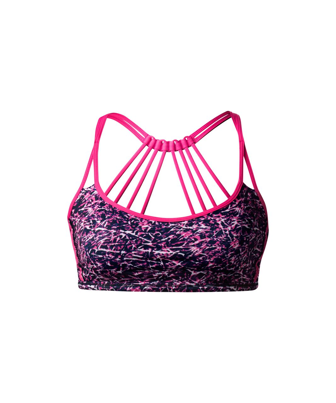 Lululemon Lighten Up Bra - Mini Ripple Boom Juice Multi / Boom Juice ...