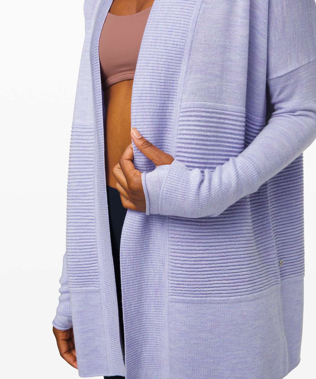 Lululemon Sit In Lotus Wrap II - Heathered Lavender Dusk