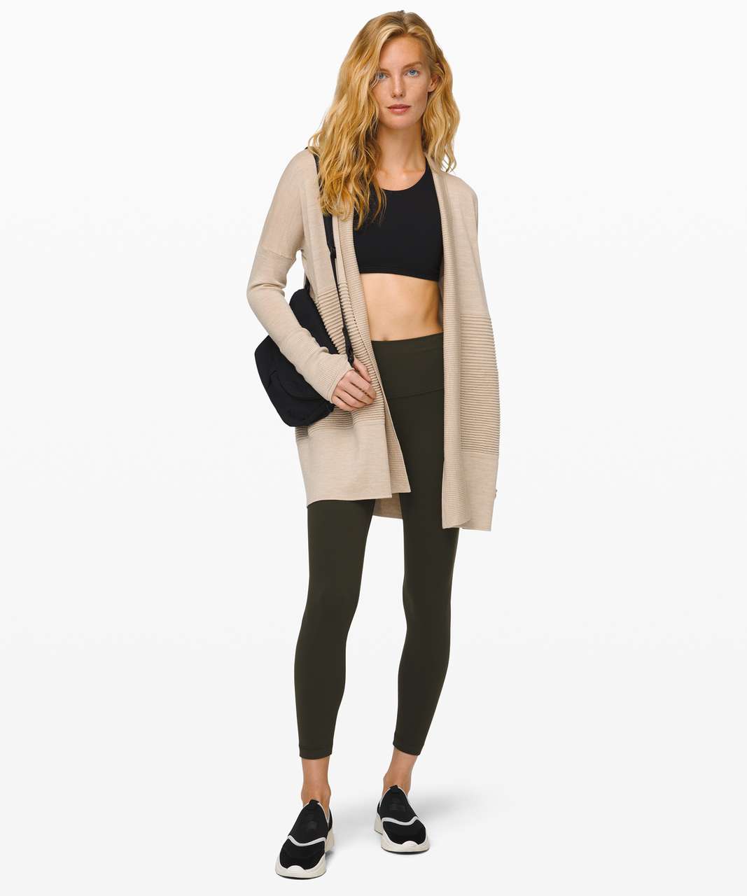 Lululemon Sit In Lotus Wrap II - Heathered Sandlot