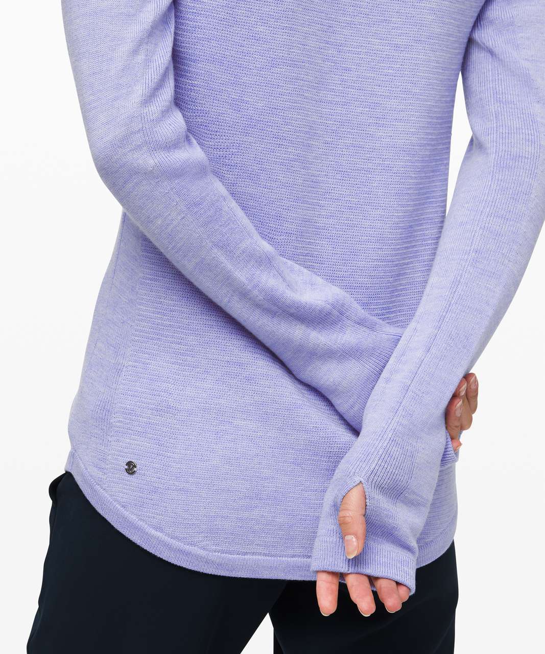 Lululemon Sit In Lotus Sweater - Heathered Lavender Dusk