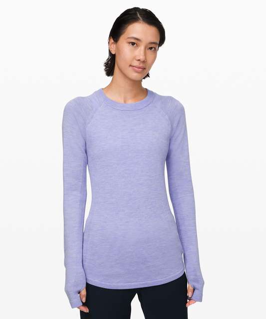 Lululemon Sit In Lotus Sweater - Heathered Inkwell - lulu fanatics