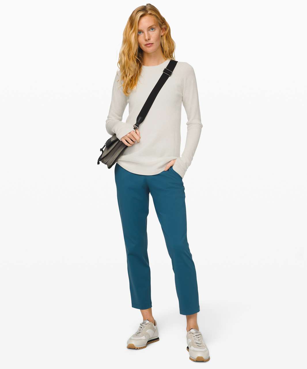 Lululemon Sit In Lotus Sweater - Heathered Light Ivory