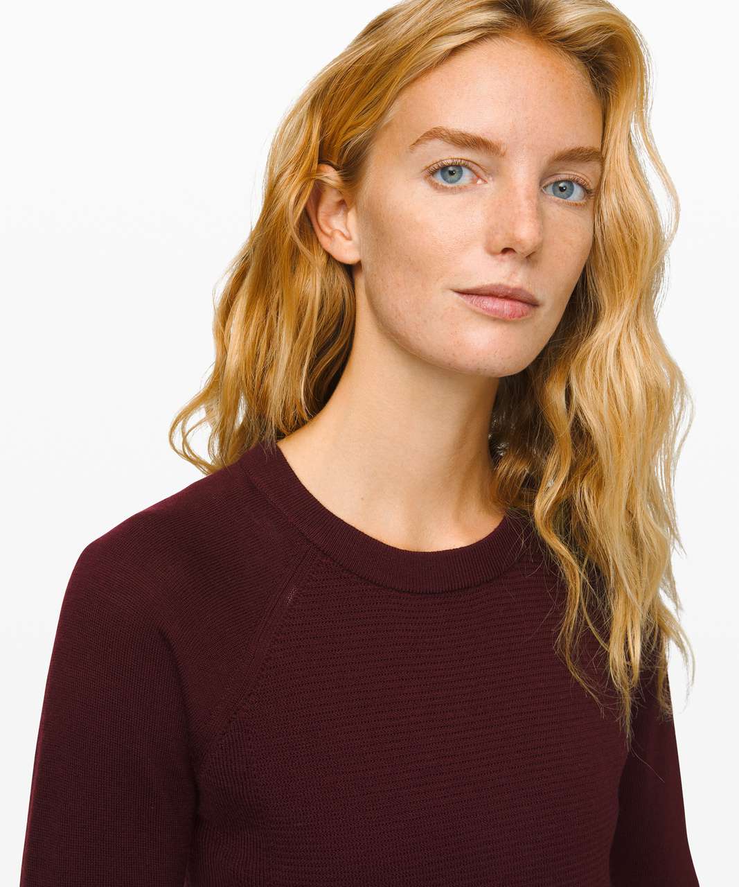 Lululemon Sit In Lotus Sweater - Garnet