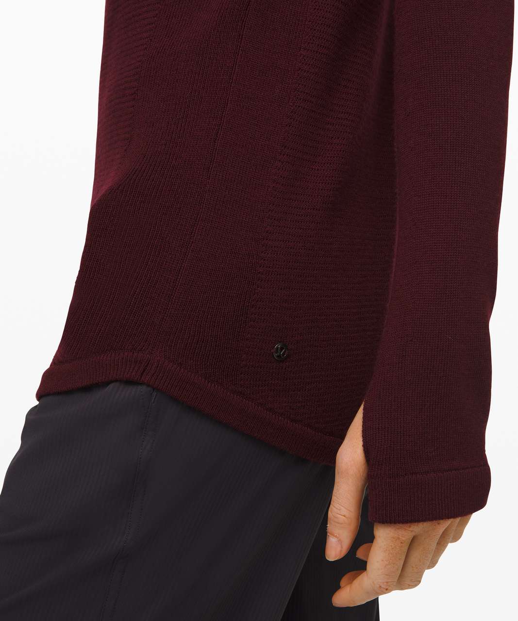 Lululemon Sit In Lotus Sweater - Garnet