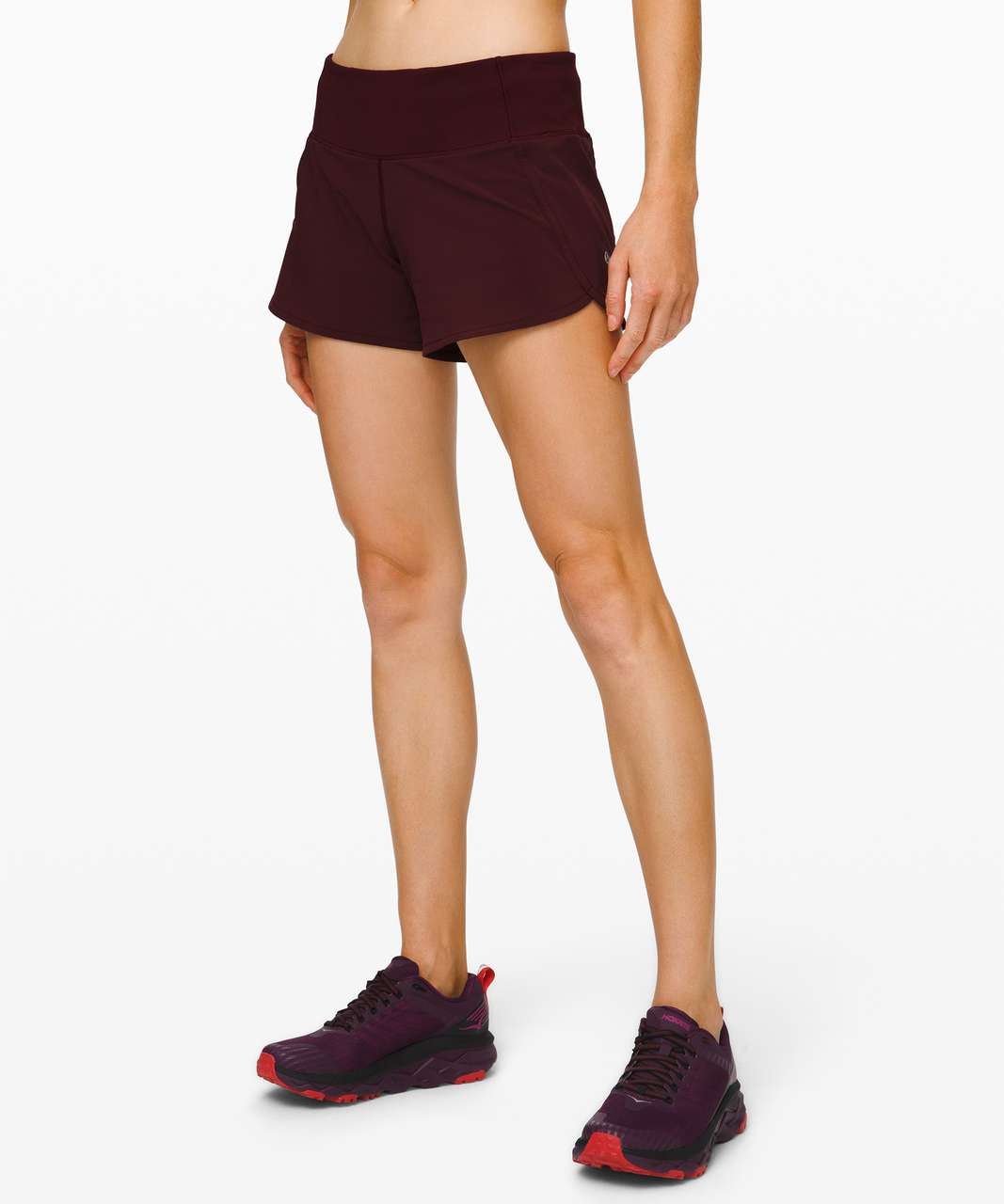 Lululemon Run Times Short II *4" - Garnet