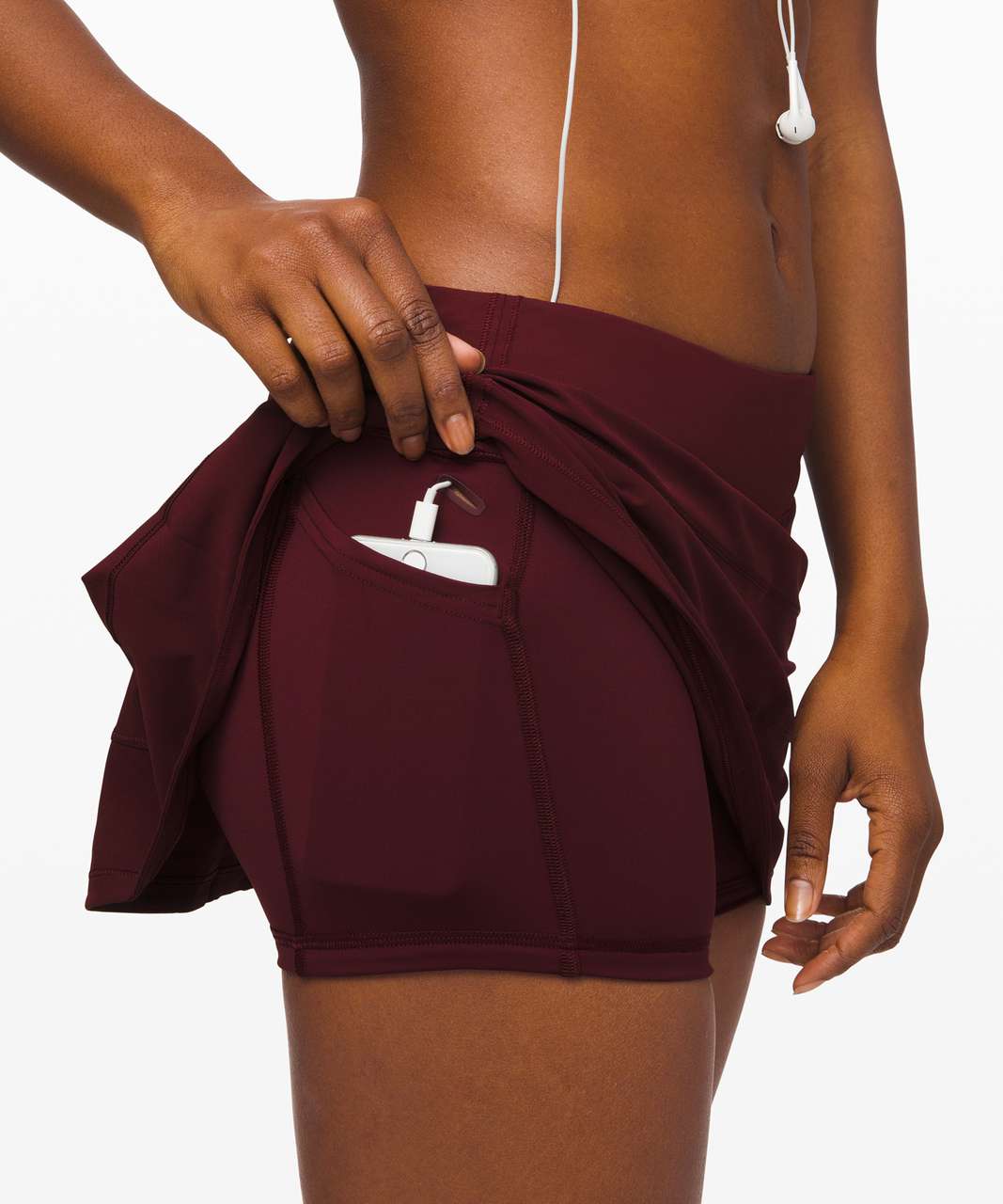 Lululemon Pace Rival Skirt (Regular) *4-way Stretch 13" - Garnet