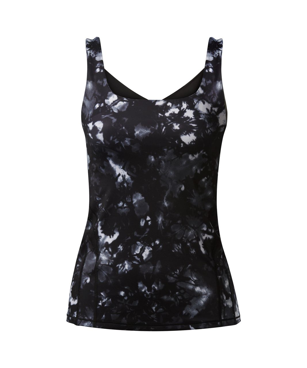 Lululemon Sunshine Salutation Tank - Dusk Dye White Black / Black - lulu  fanatics