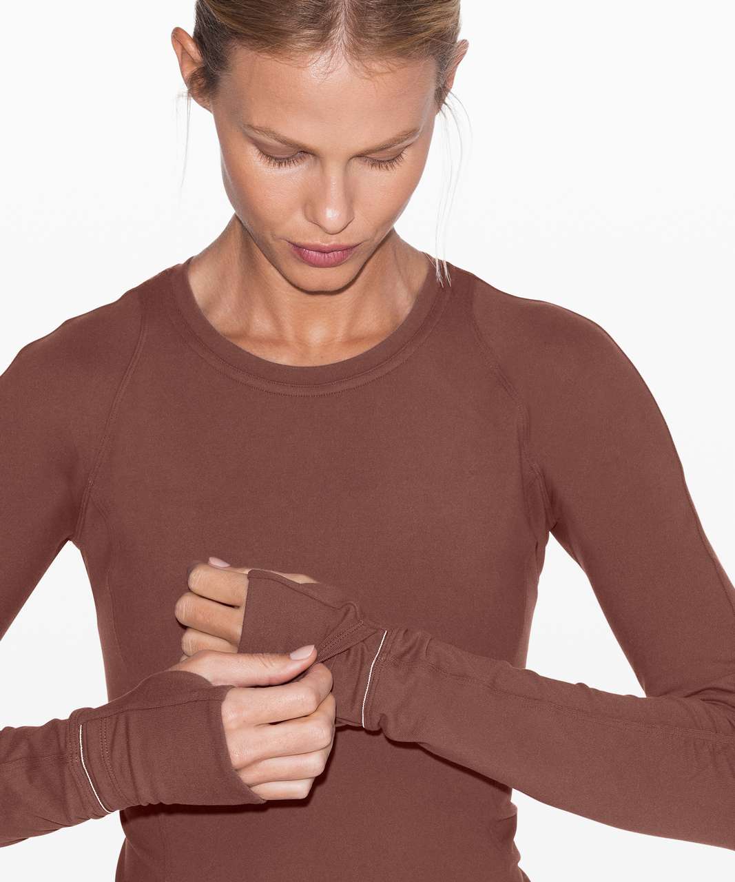 Lululemon Runderful Long Sleeve - Antique Bark