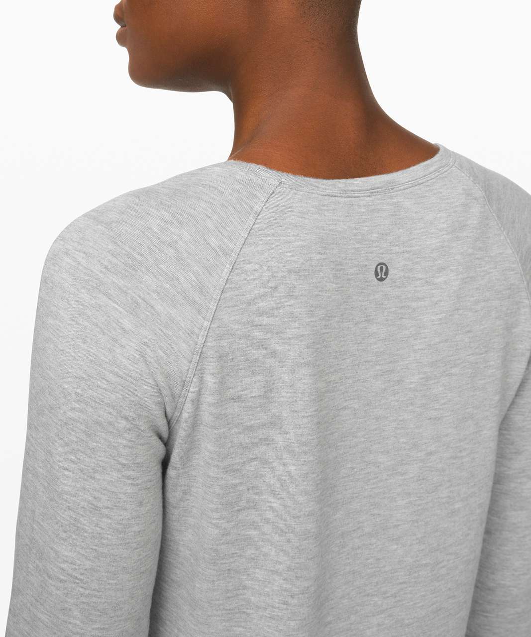 Lululemon Emerald Long Sleeve *Terry - Heathered Core Ultra Light Grey