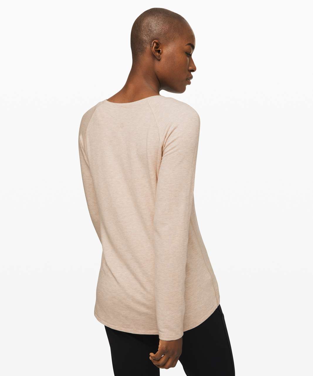 Lululemon Emerald Long Sleeve *Terry - Heathered Cashew