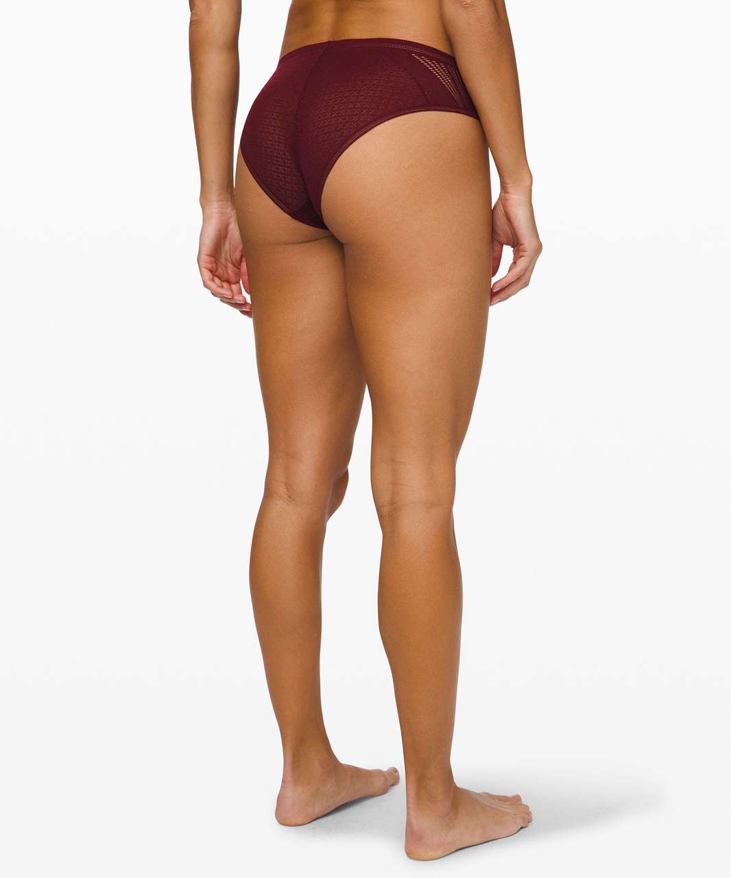 Lululemon Awake to Lace Cheeky Bikini - Garnet