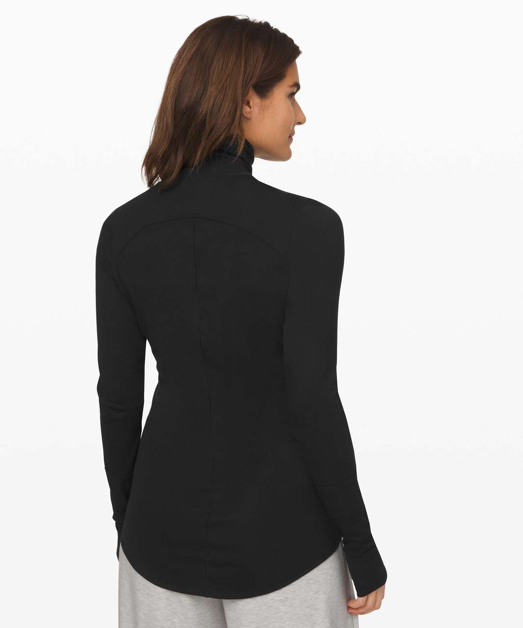 Lululemon Full Day Ahead Turtleneck - Black - lulu fanatics