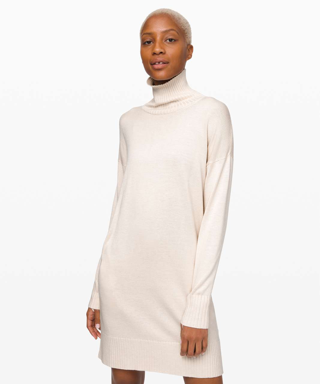 Lululemon Softer Still Dress - Light Ivory