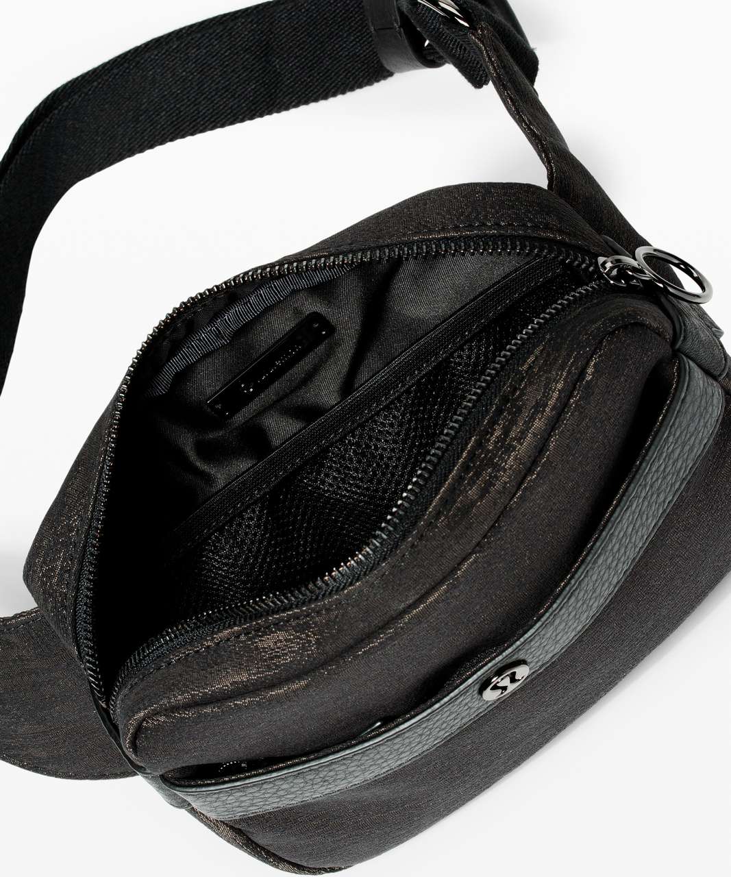 Lululemon Now and Always Belt Bag - Aqueous Ikat Jacquard Black Highlander