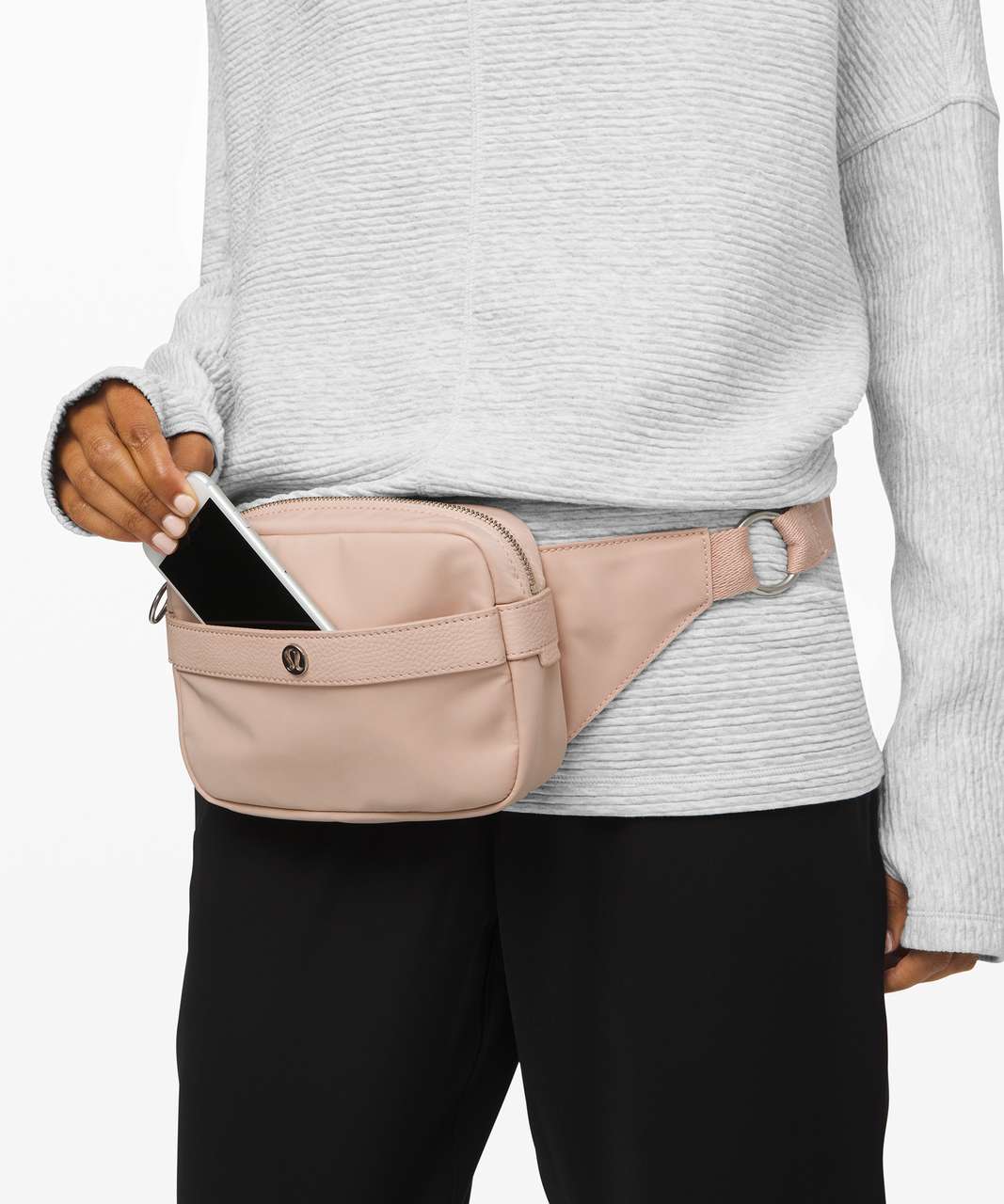 Lululemon Now and Always Belt Bag - Misty Shell / Soft Sand - lulu fanatics