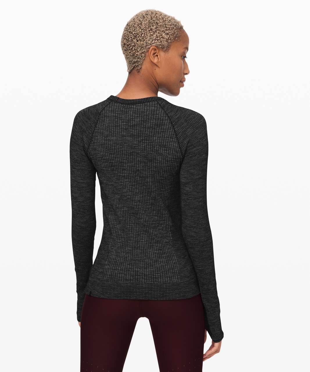 Lululemon Swiftly Wool Pullover - Black / White