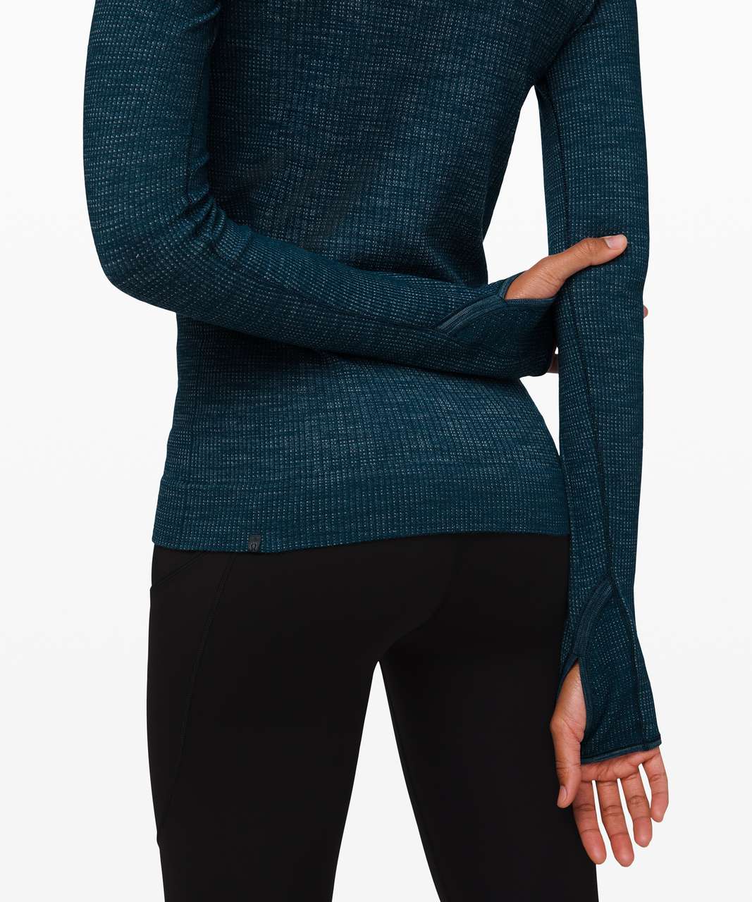 Lululemon Swiftly Wool Pullover - Night Diver / White