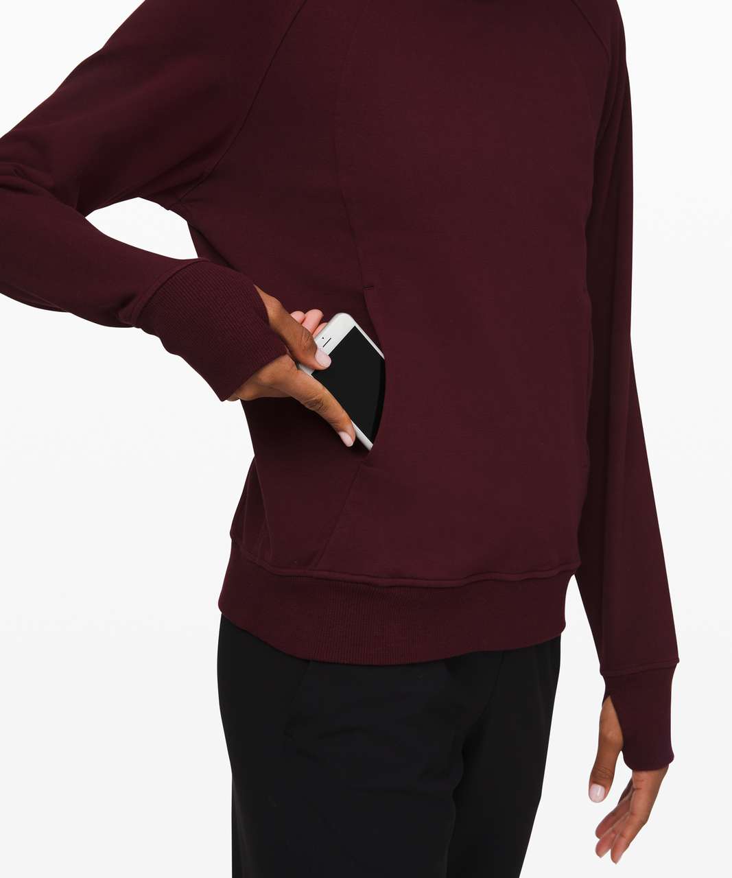 Lululemon Scuba Pullover - Garnet