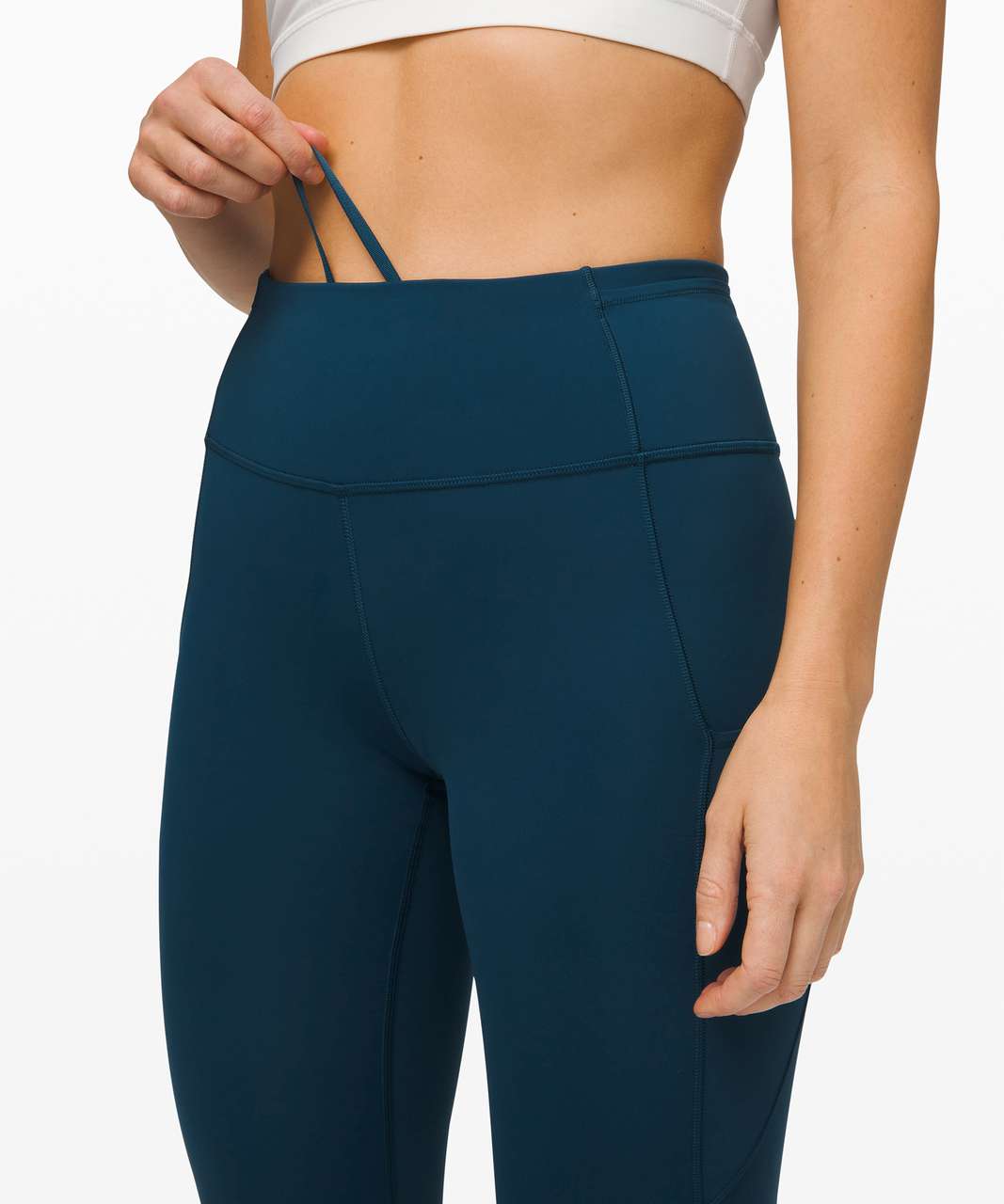 Lululemon Fast and Free High-Rise Crop II *Non-Reflective Nulux - Night  Diver - lulu fanatics