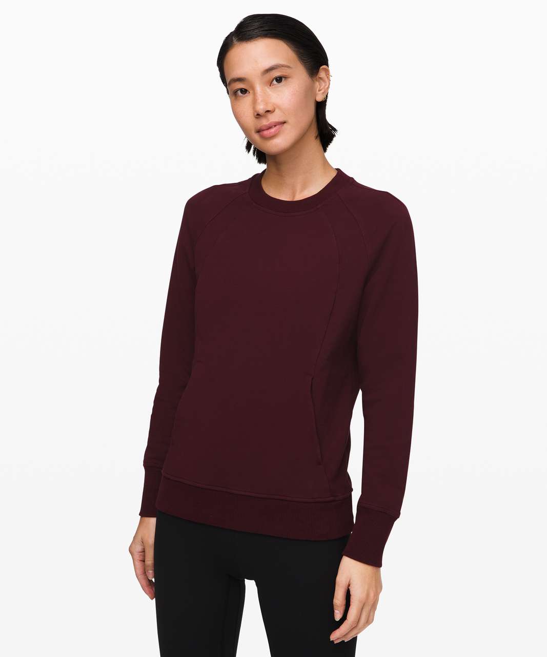 Lululemon Scuba Crew - Garnet - lulu fanatics