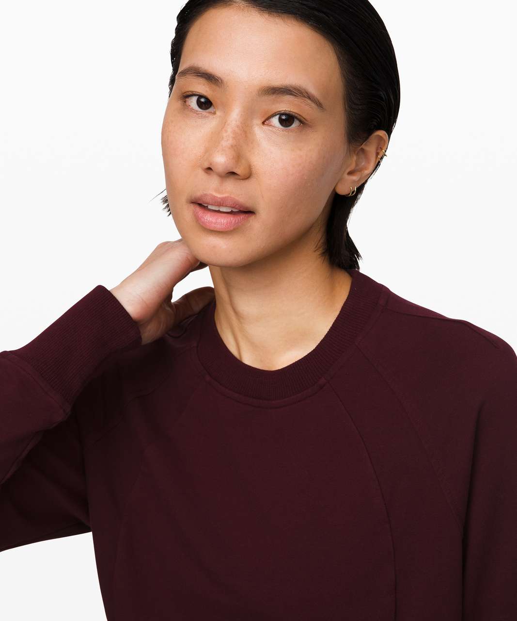 Lululemon Scuba Crew - Garnet