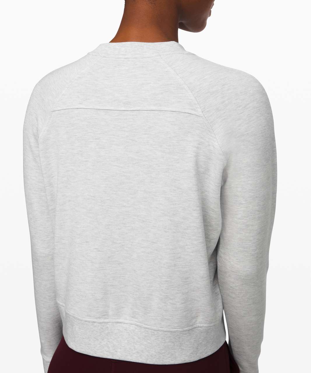 Lululemon Warm Down Crew - Heathered Core Ultra Light Grey (First Release)