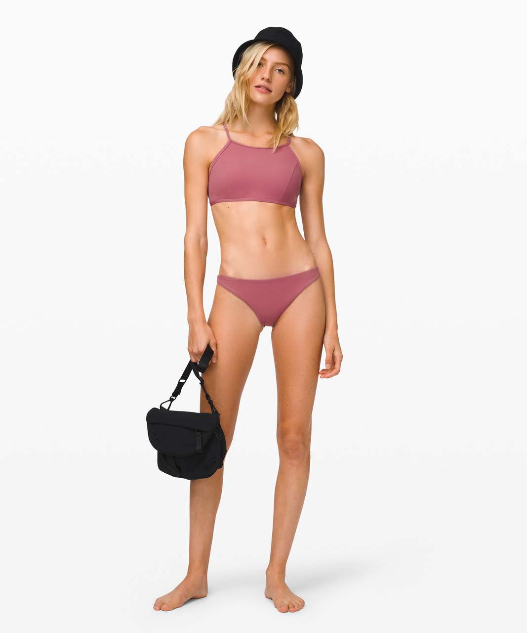 Lululemon Deep Sea Swim Top In Moss Rose