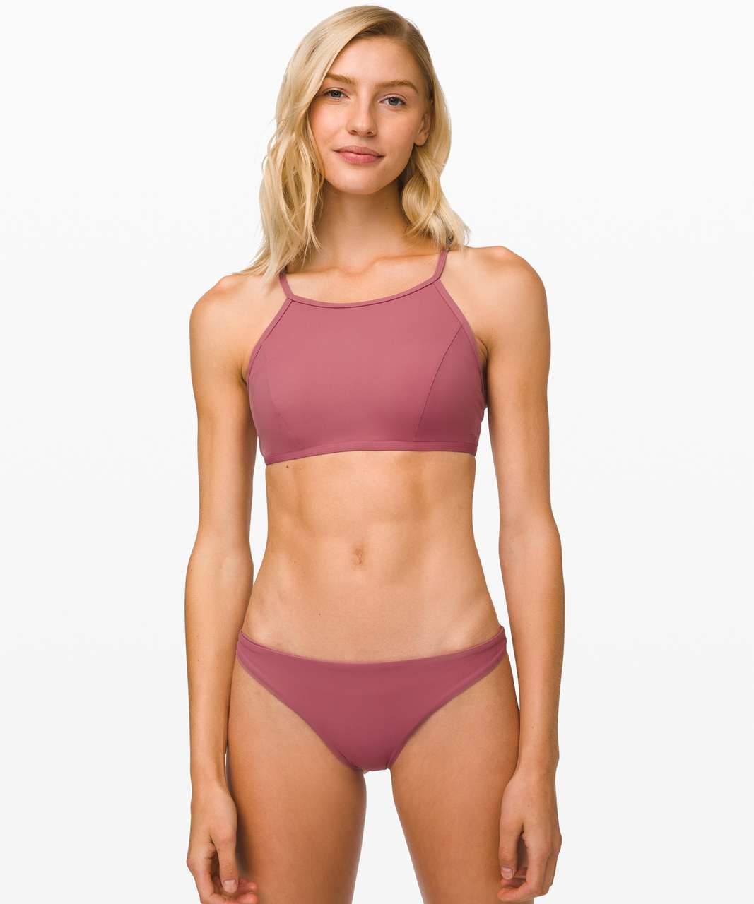 Lululemon See The Sea Swim Top - Moss Rose - lulu fanatics