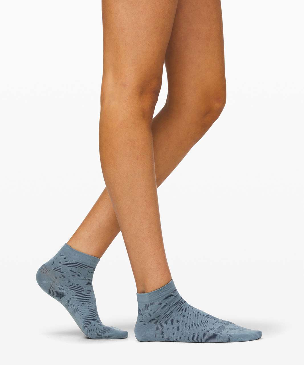 Lululemon Let it Flourish Ankle Sock - Blue Charcoal / Midnight Navy