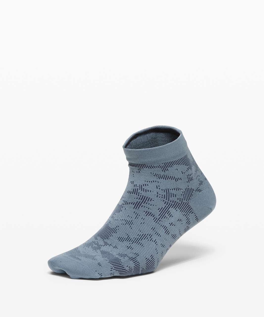 Lululemon Let it Flourish Ankle Sock - Blue Charcoal / Midnight Navy