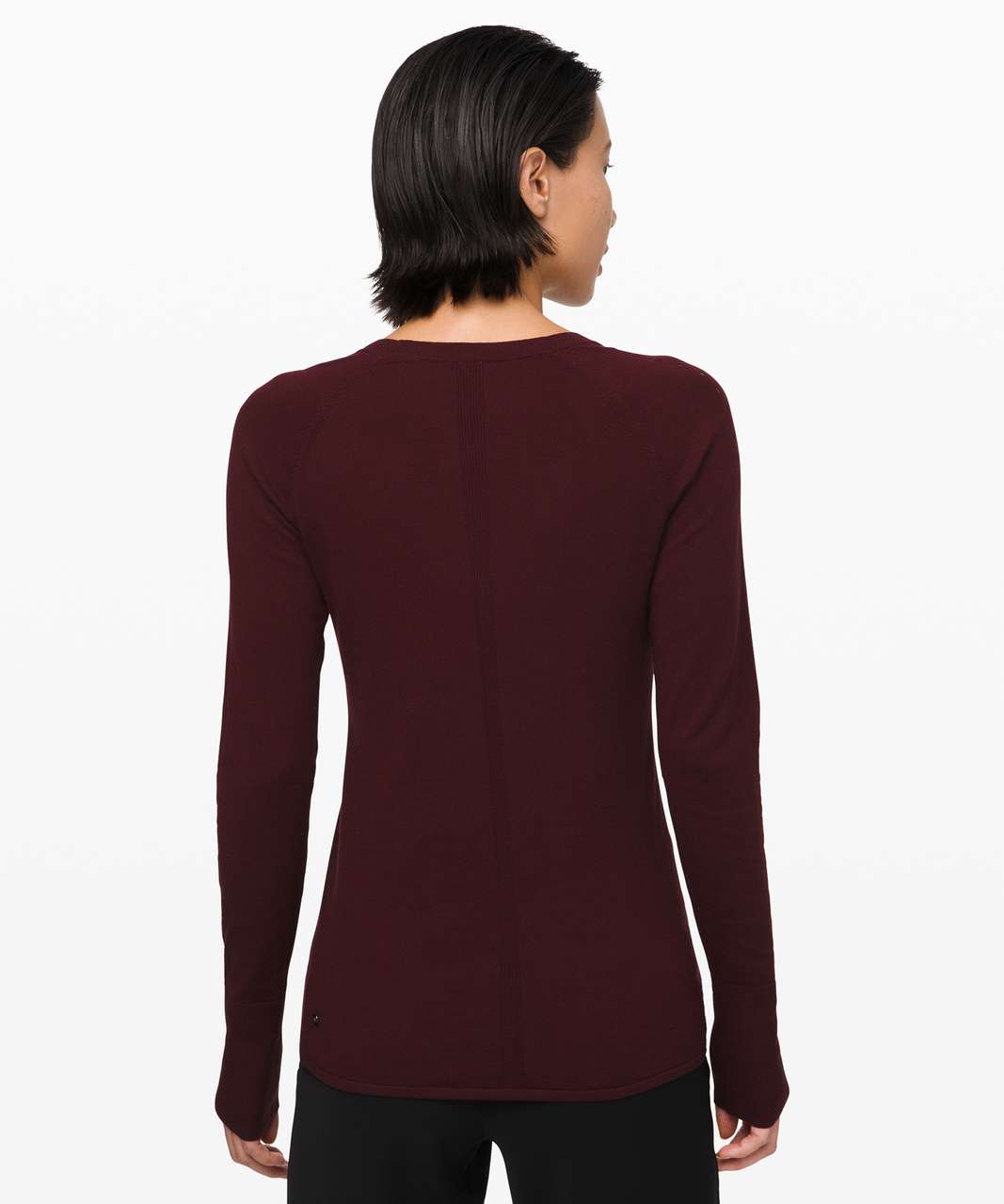 Lululemon Stand Steady Crew Sweater - Garnet