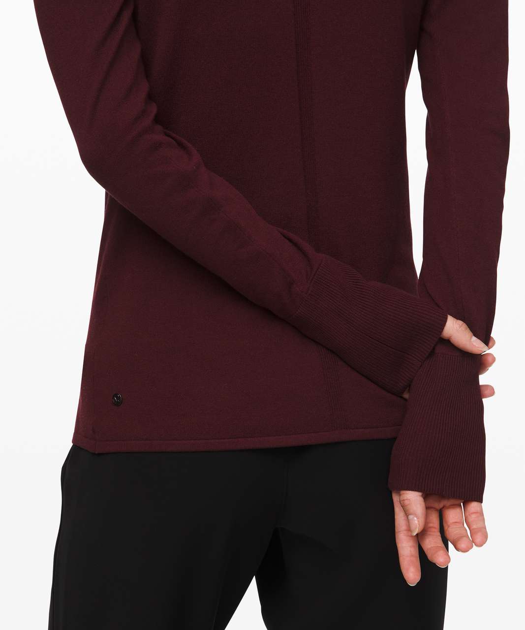 Lululemon Stand Steady Crew Sweater - Garnet