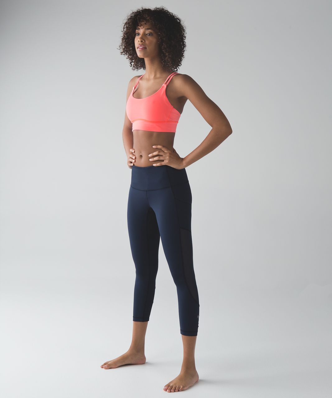 Lululemon Sunshine Salutation Crop (Full-On Luxtreme) - Dusk Dye White  Black / Black - lulu fanatics