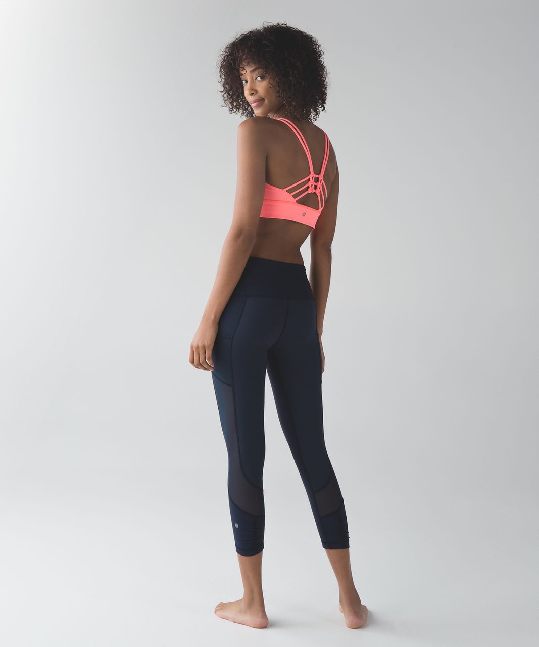 Lululemon Sunshine Salutation Bra - Grapefruit