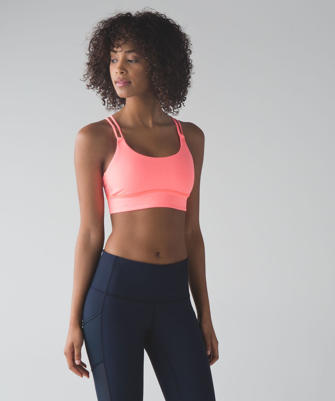 Lululemon Sunshine Salutation Bra - Grapefruit