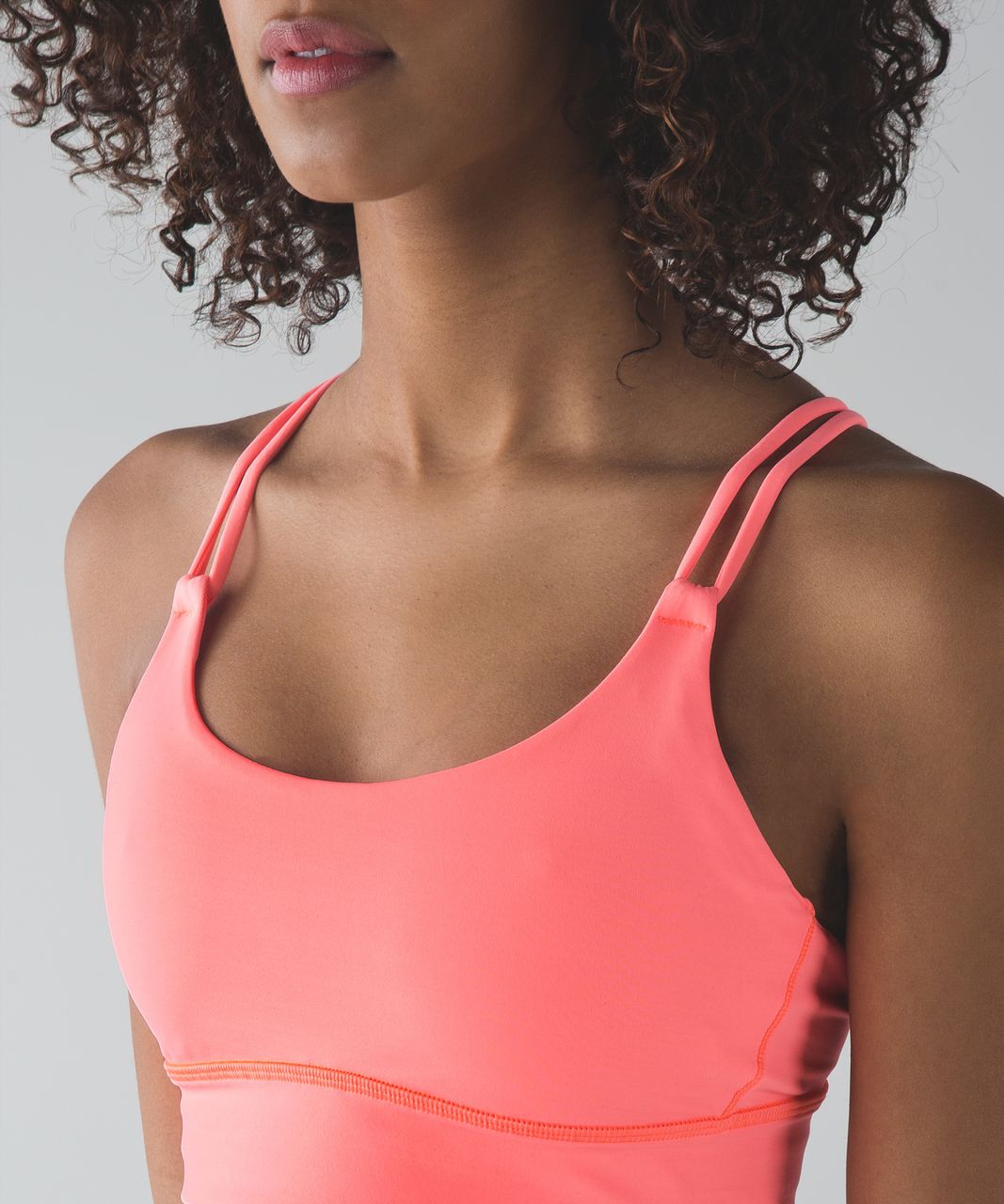 Lululemon Sunshine Salutation Bra - Grapefruit