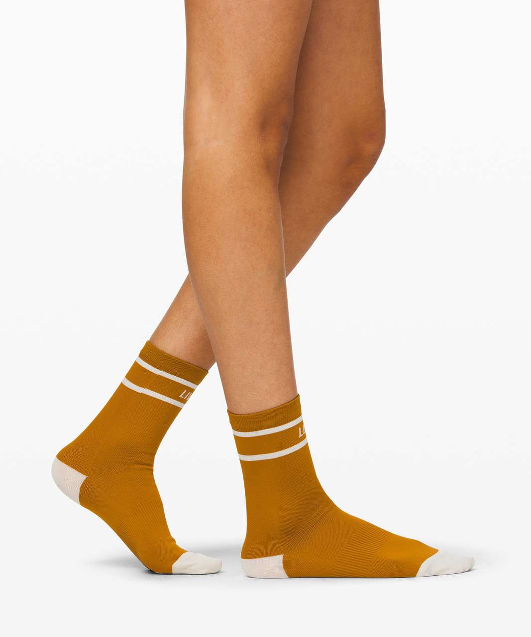 Lululemon How You Like It Quarter Sock *2-Pack - Fools Gold / Light Ivory