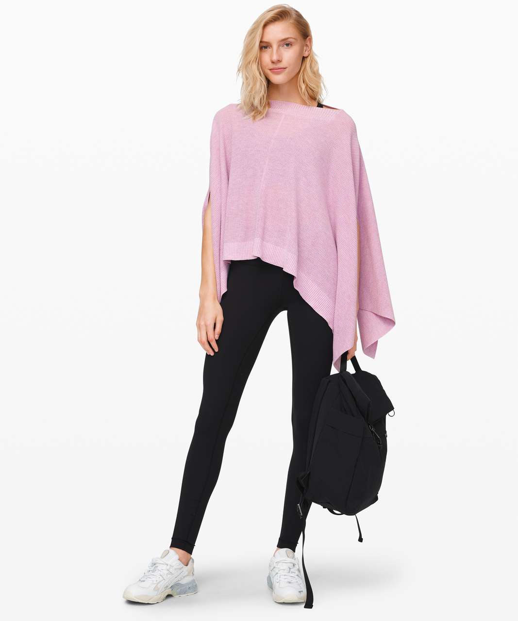 Lululemon Forward Flow Poncho - Heathered Pink Taupe