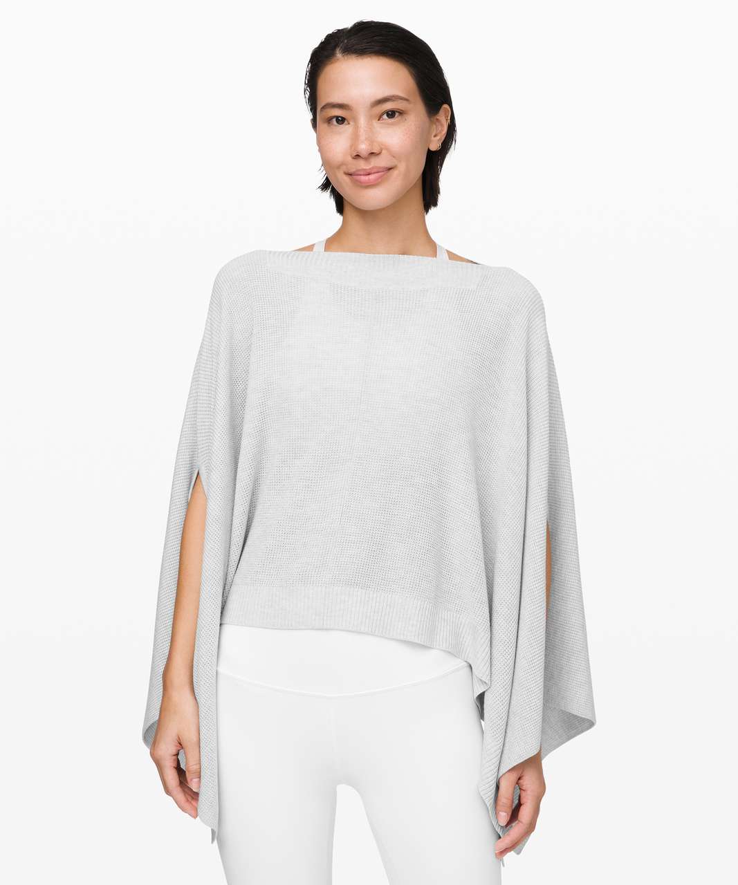 Lululemon Forward Flow Poncho - Heathered Core Ultra Light Grey - lulu ...