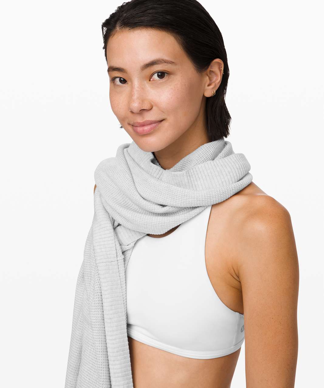 Lululemon Forward Flow Poncho - Heathered Core Ultra Light Grey