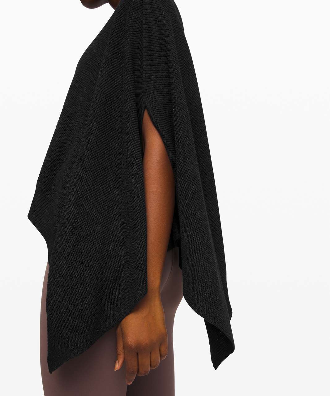 Lululemon Forward Flow Poncho - Heathered Core Black