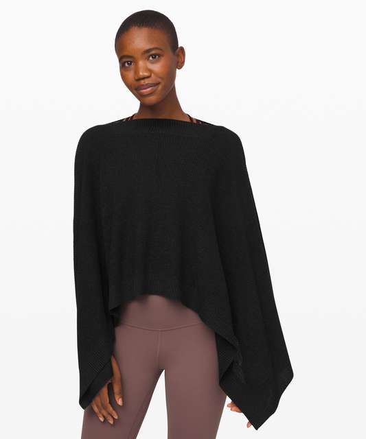 Lululemon Forward Flow Poncho - Heathered Pink Taupe - lulu fanatics