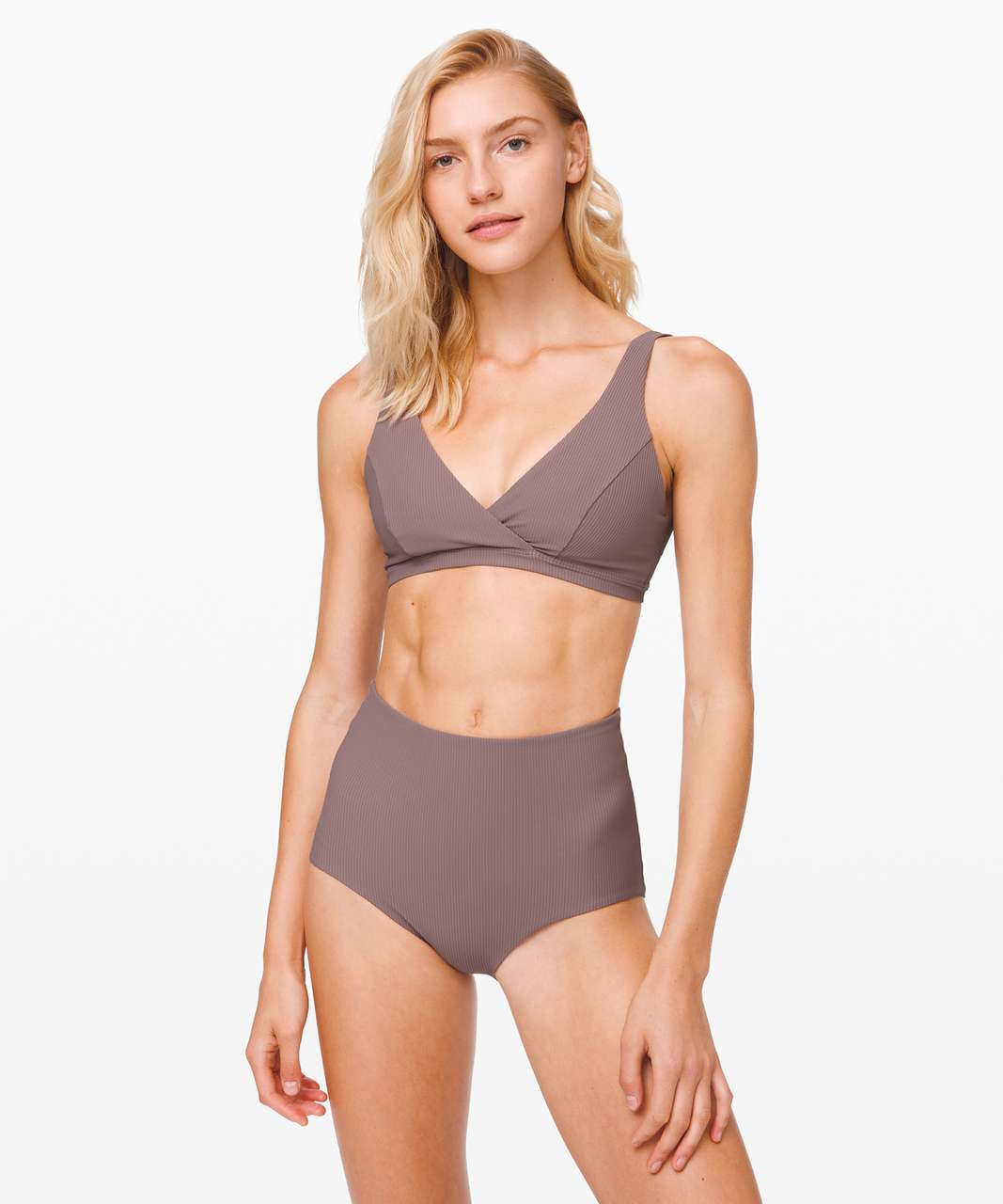 Lululemon Clear Waters Bikini Top - Misty Mocha