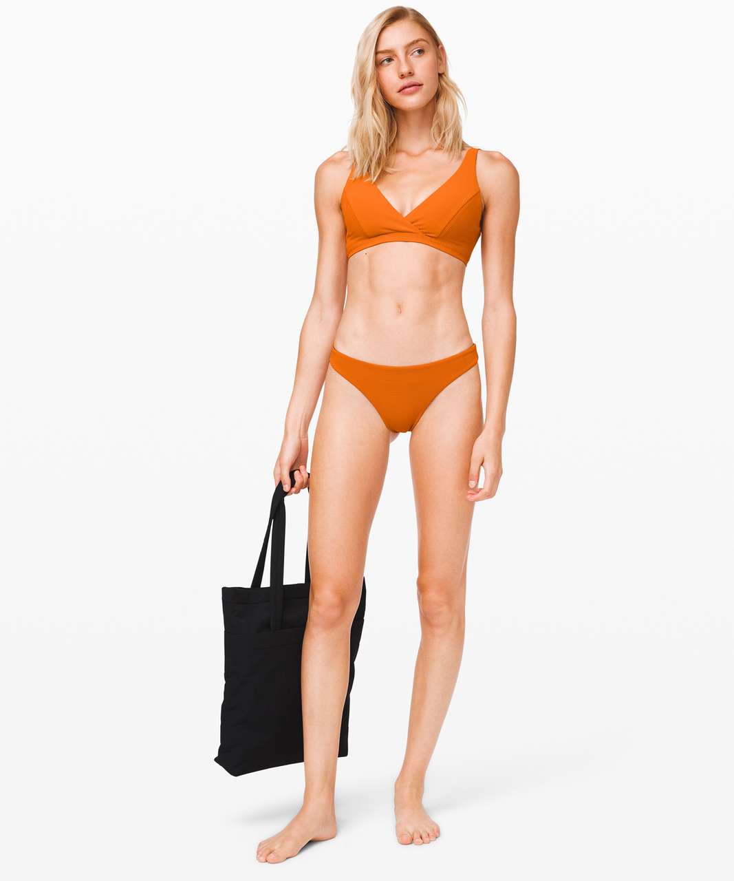 Lululemon Clear Waters Bikini Top - Ochre