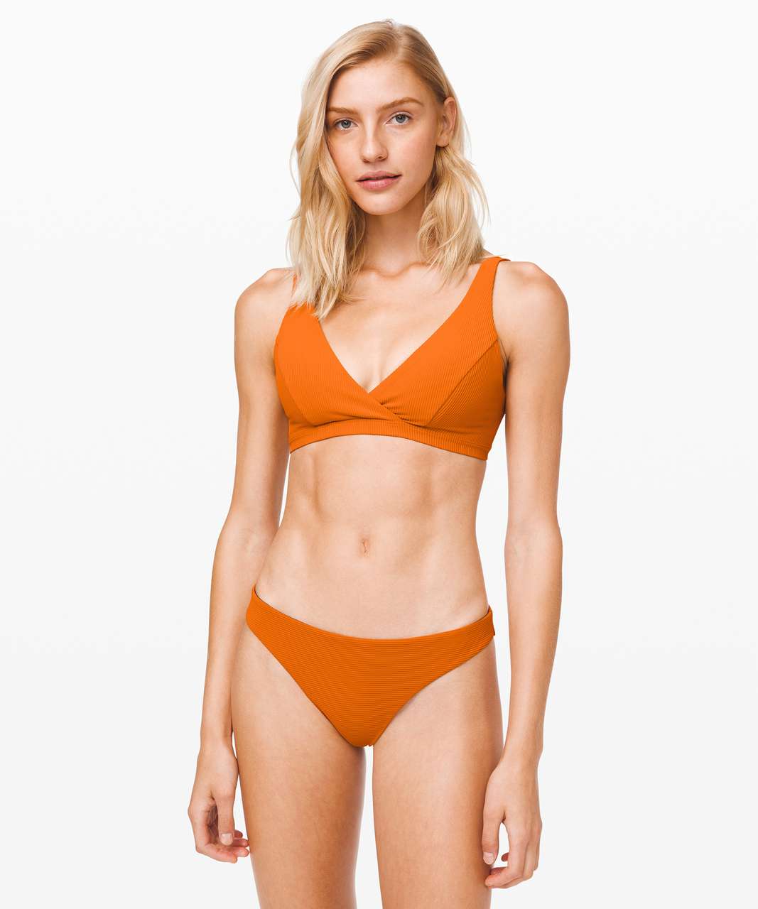 Lululemon Clear Waters Bikini Top - Ochre