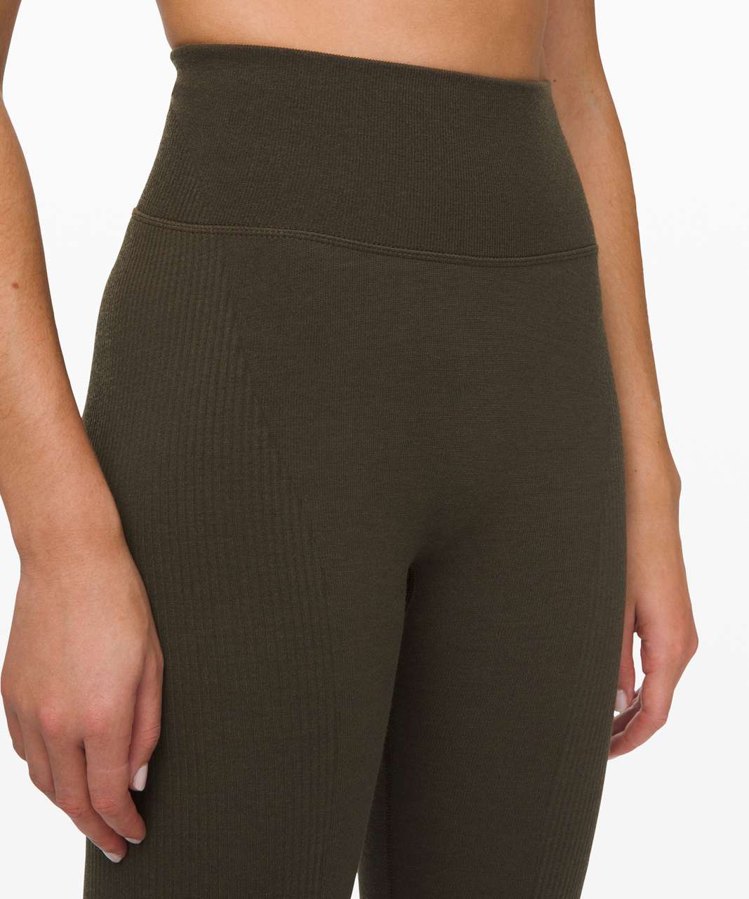 Lululemon Keep The Heat Thermal Tight *28" - Dark Olive