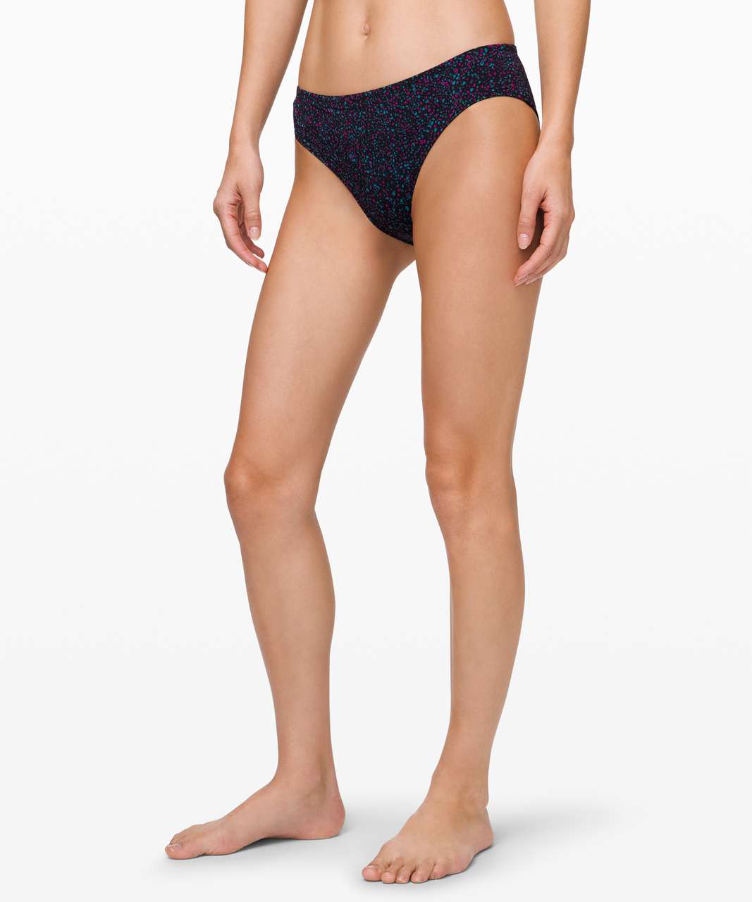 Lululemon Sunshine Ahead Mid Rise Med Bottom - Terrazzo Black Multi